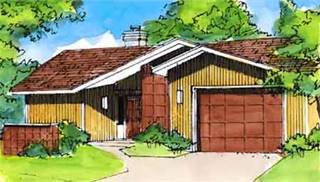 image of The Forest Lake House Plan